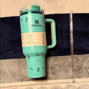 Stanley 40oz Pochacco Aqua Tumbler with Clear Straw